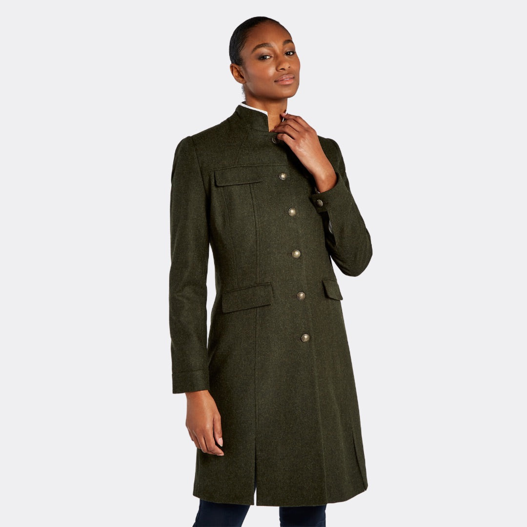 Dubarry Women's Coolepark Tweed Coat in Loden