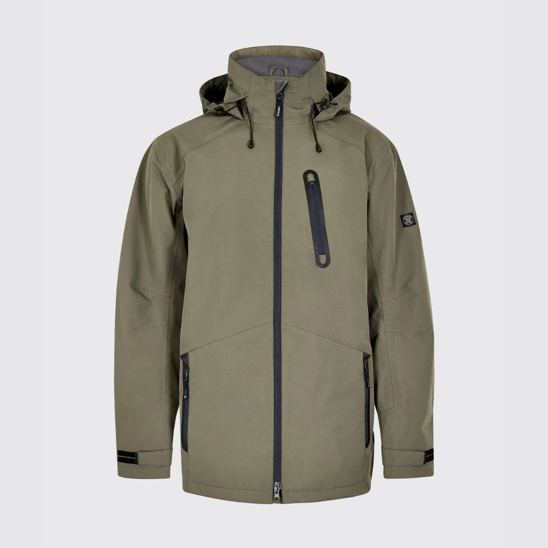 Dubarry Men's Crossbarry Waterproof Jacket in Kelp