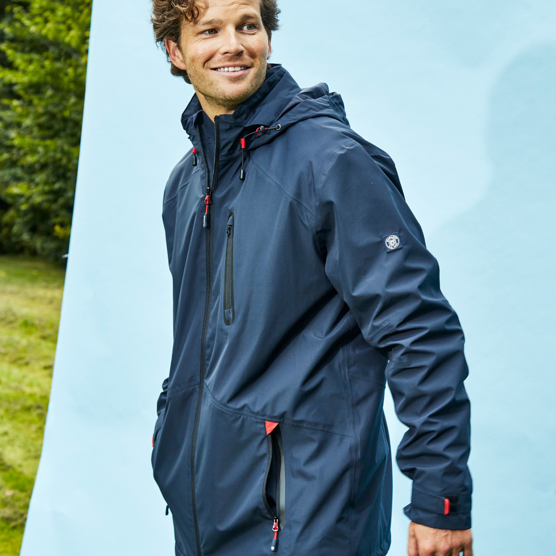 Dubarry Men's Crossbarry Waterproof Jacket in Navy