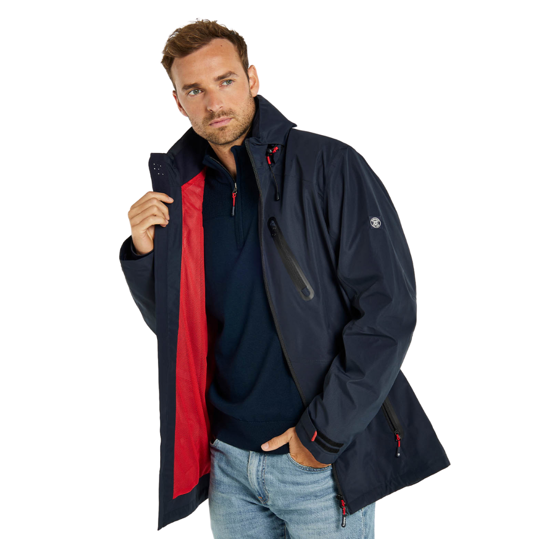 Dubarry Men's Crossbarry Waterproof Jacket in Navy