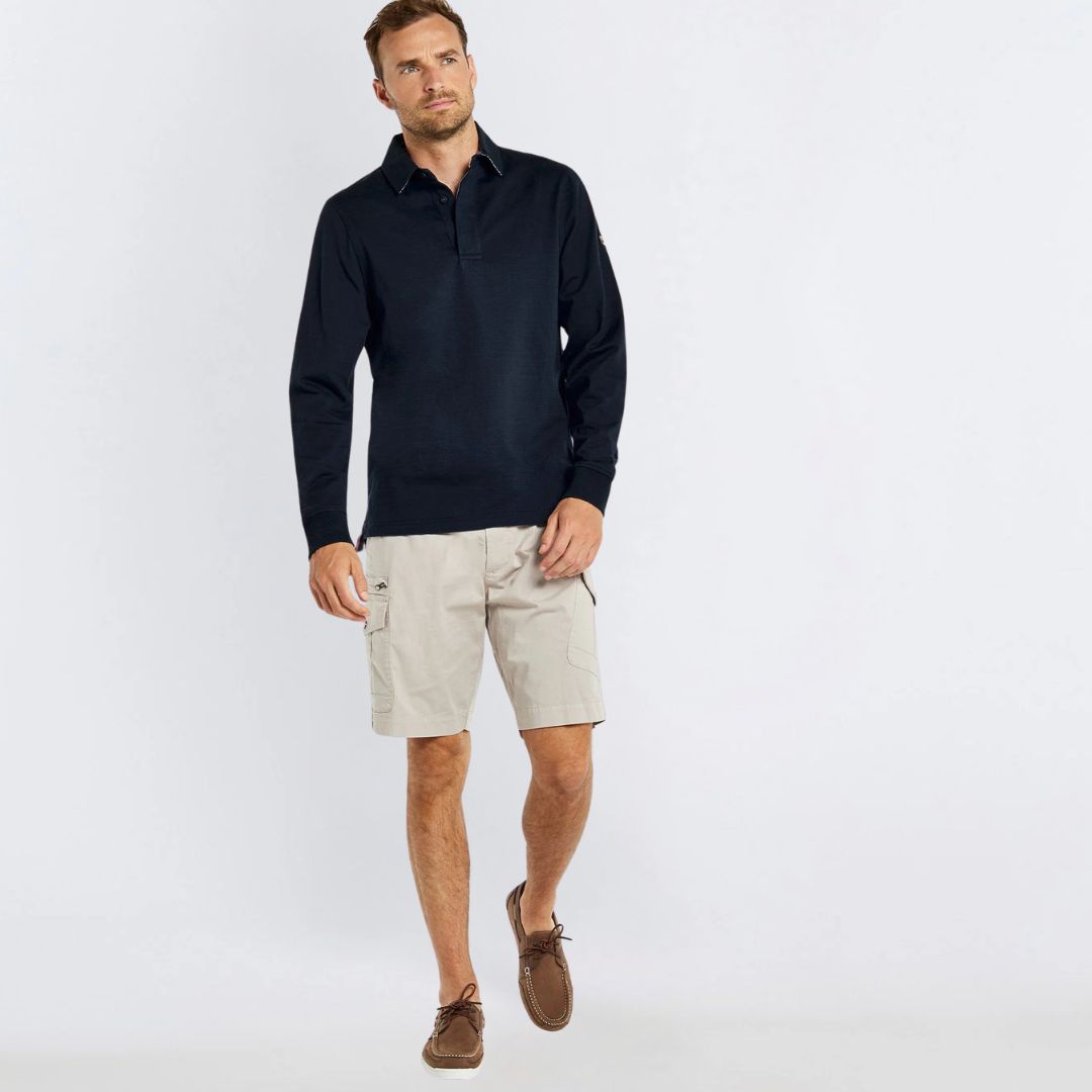 Dubarry Men's Furlong Rugby Shirt in Navy
