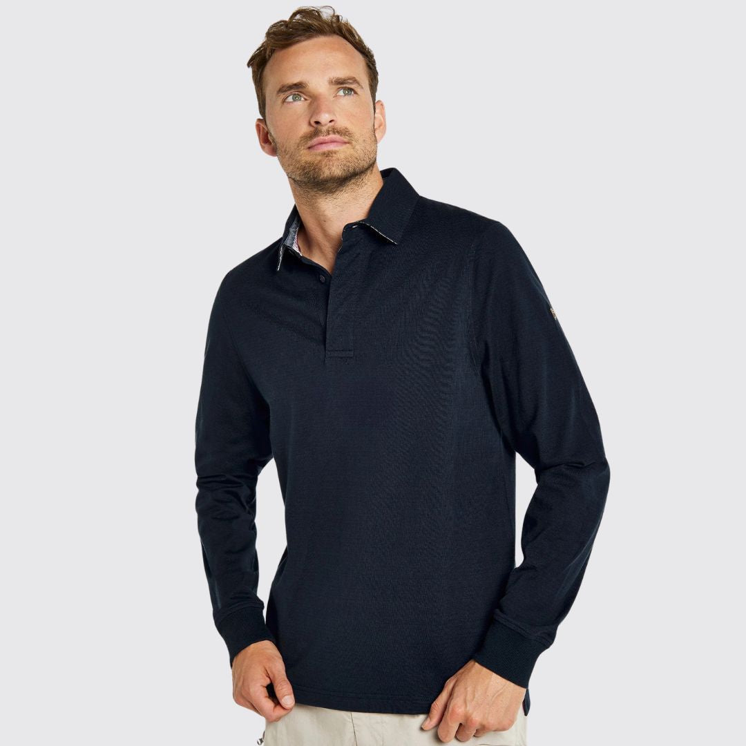 Dubarry Men's Furlong Rugby Shirt in Navy