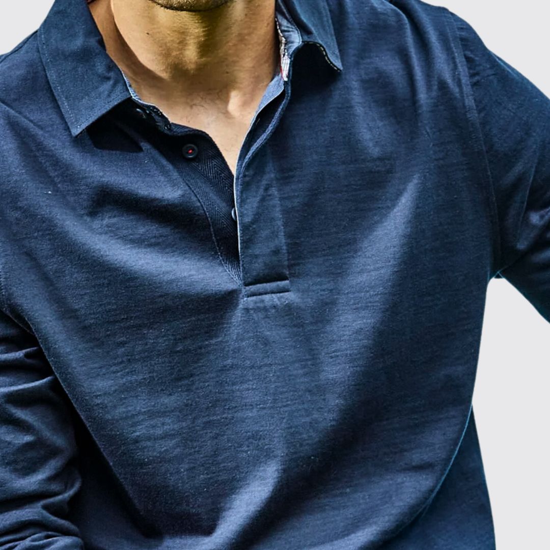 Dubarry Men's Furlong Rugby Shirt in Navy