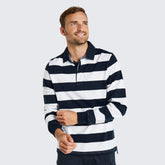 Dubarry Men's Goresbridge Rugby Shirt in Navy & White