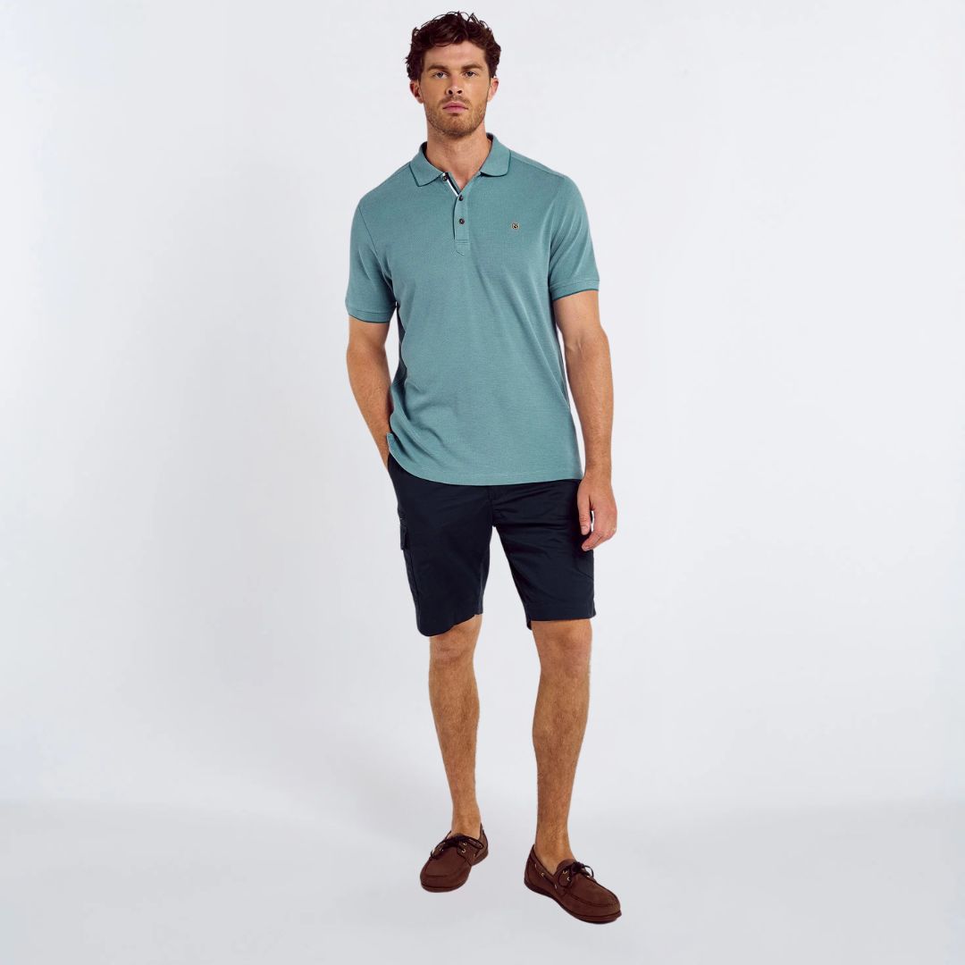 Dubarry Men's Morrison Polo Shirt in Azure Blue