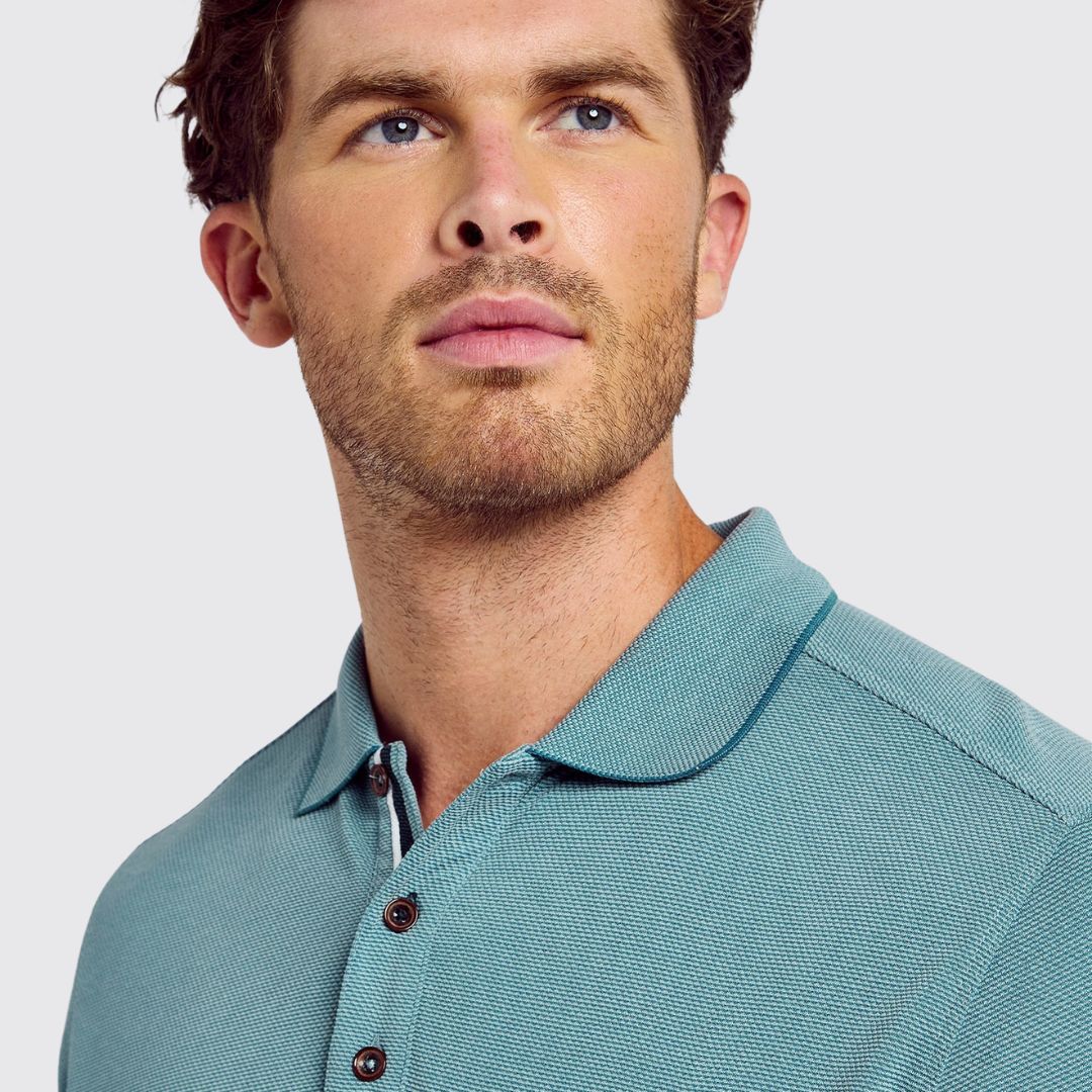 Dubarry Men's Morrison Polo Shirt in Azure Blue