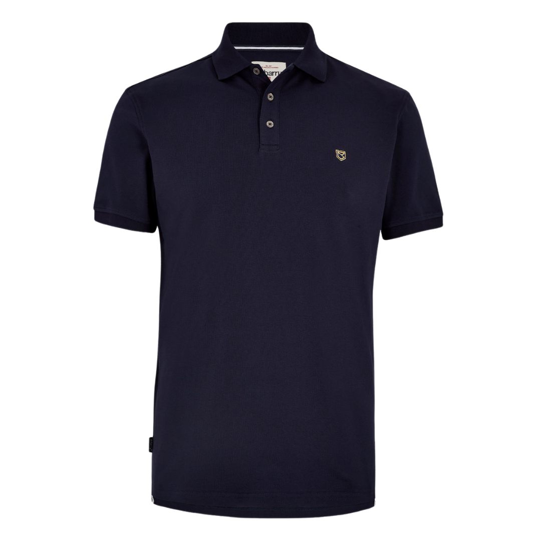 Dubarry Men's Quinlan 4-Way Stretch Polo Shirt in Navy