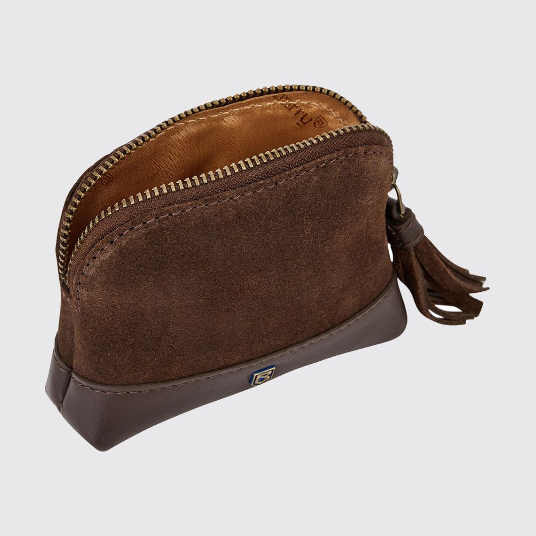 Dubarry Richmond Suede Purse in Cigar