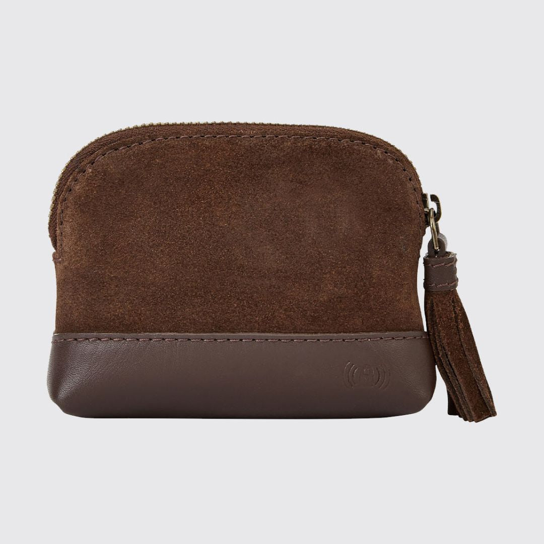 Dubarry Richmond Suede Purse in Cigar
