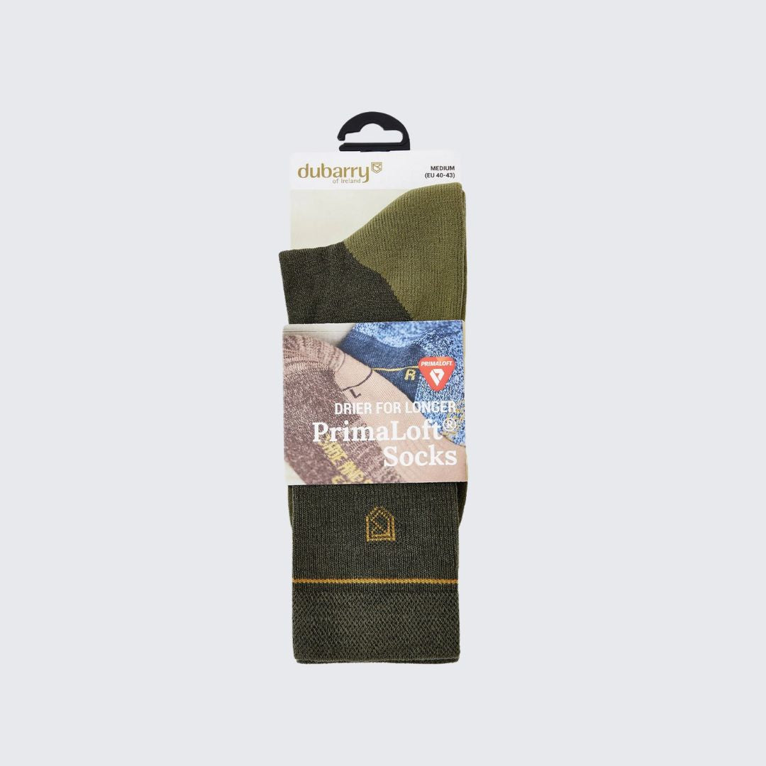 Dubarry Tintern Short PrimaLoft Socks in Olive