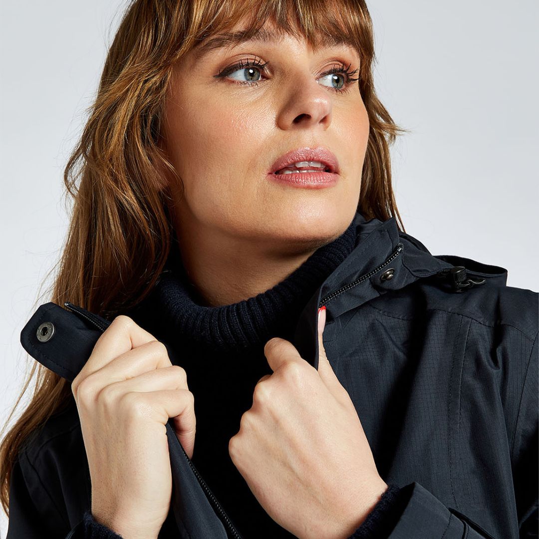 Dubarry Women's Alderford Waterproof Coat in Navy