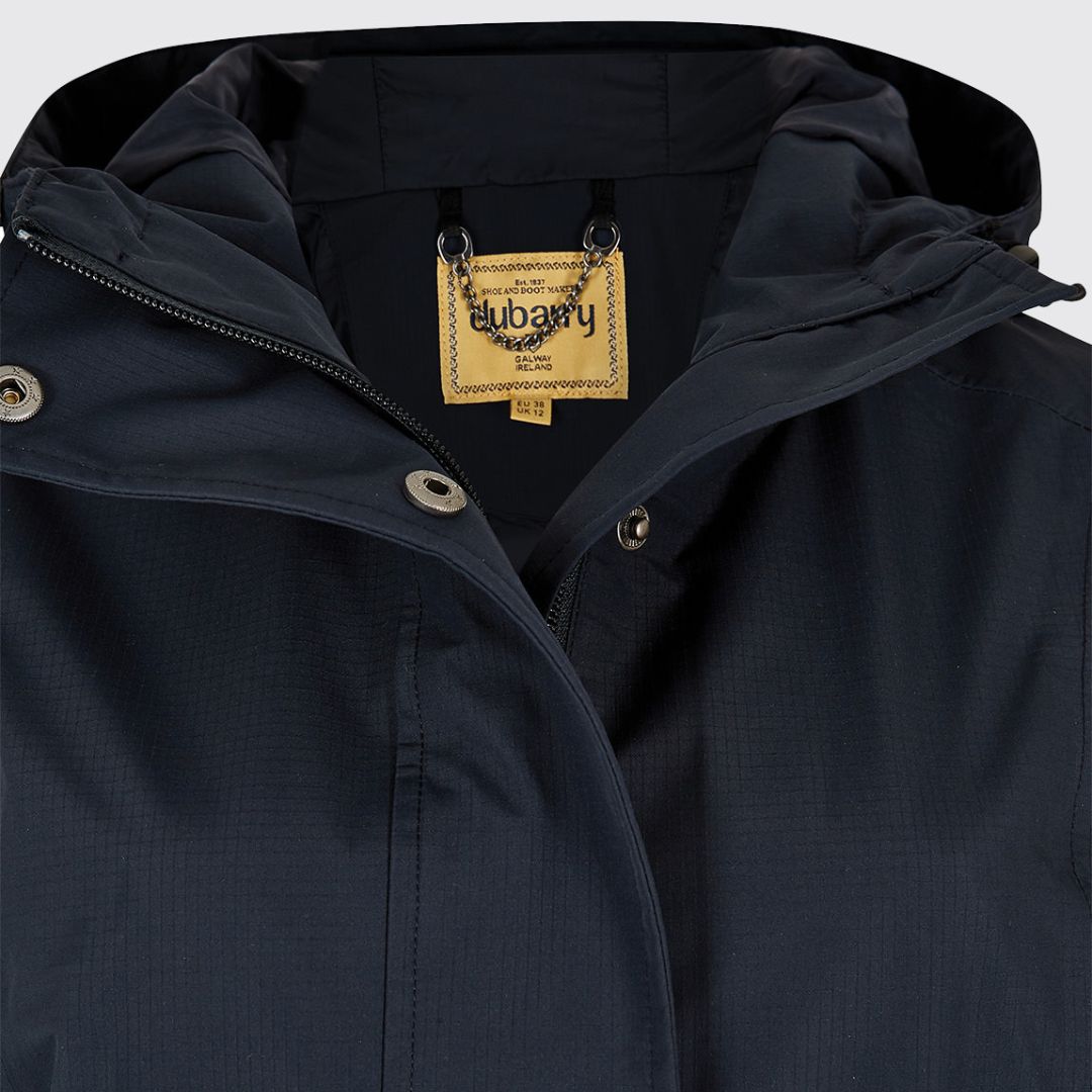 Dubarry Women's Alderford Waterproof Coat in Navy
