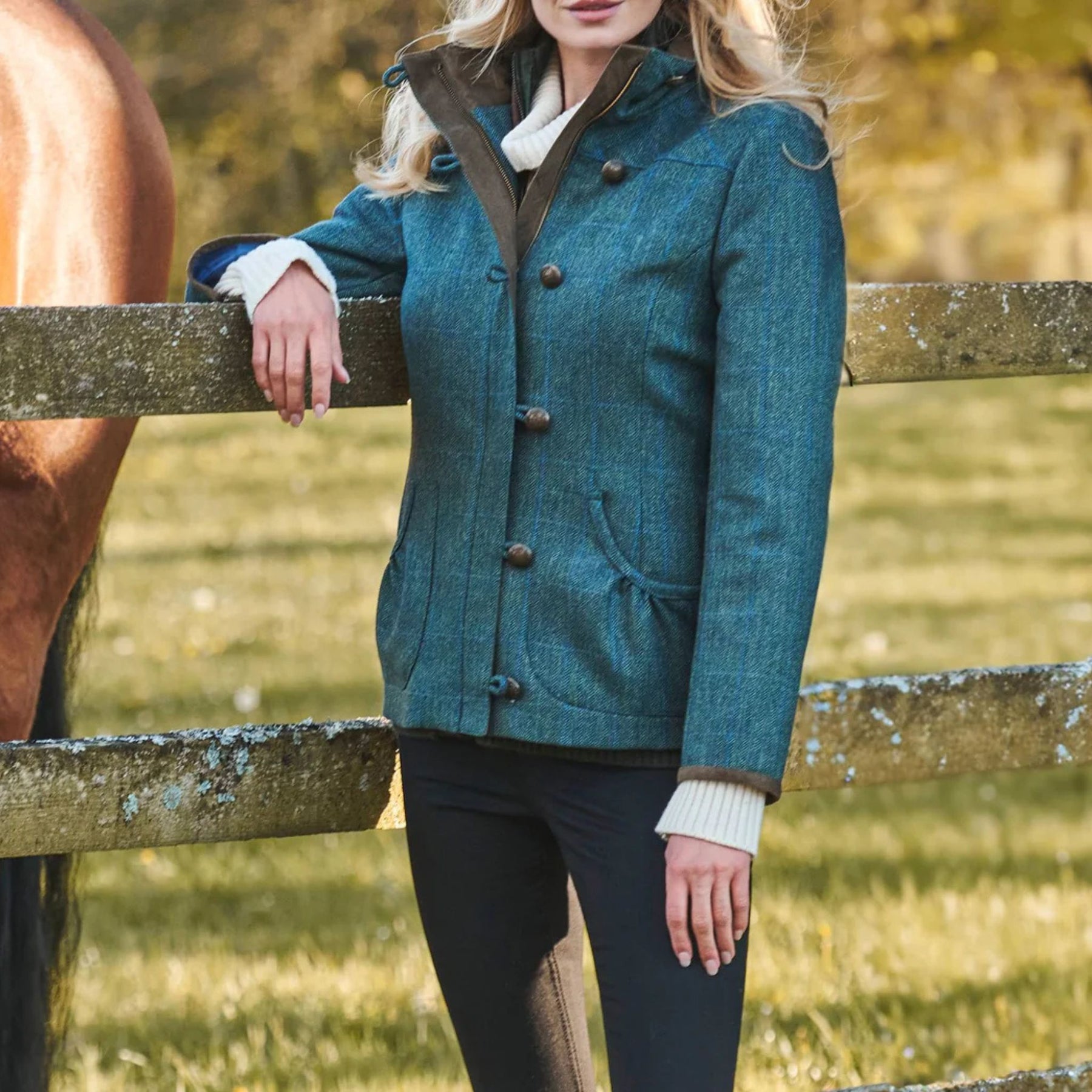 Dubarry Women's Bracken Tweed Jacket in Mist