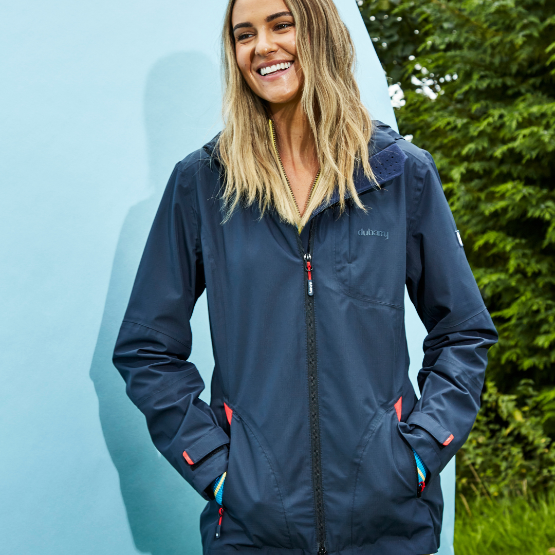 Dubarry Women's Capeclear Waterproof Jacket in Navy