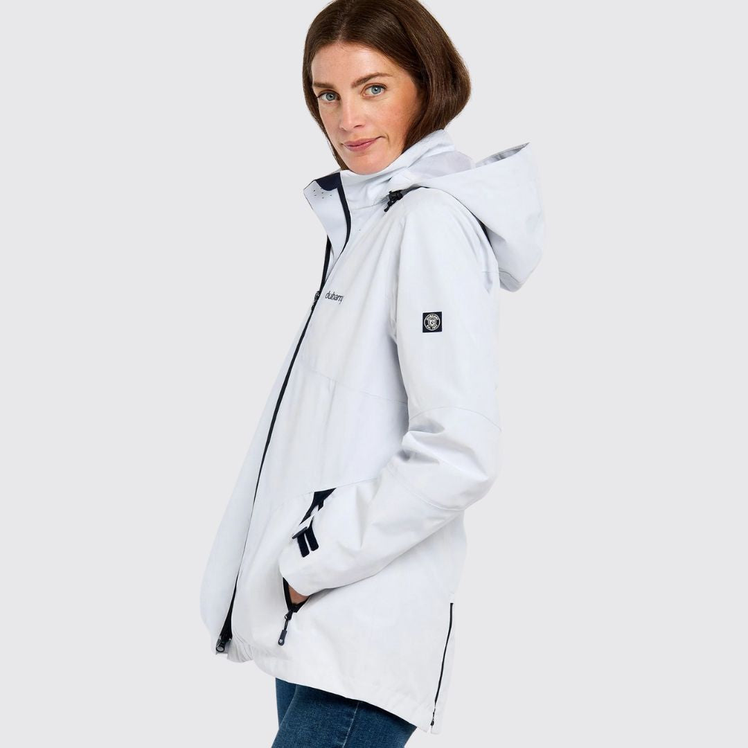 Dubarry Women's Capeclear Waterproof Jacket in White