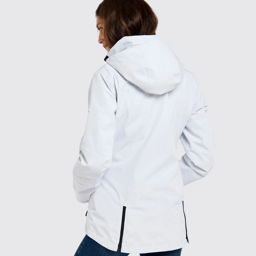 Dubarry Women's Capeclear Waterproof Jacket in White