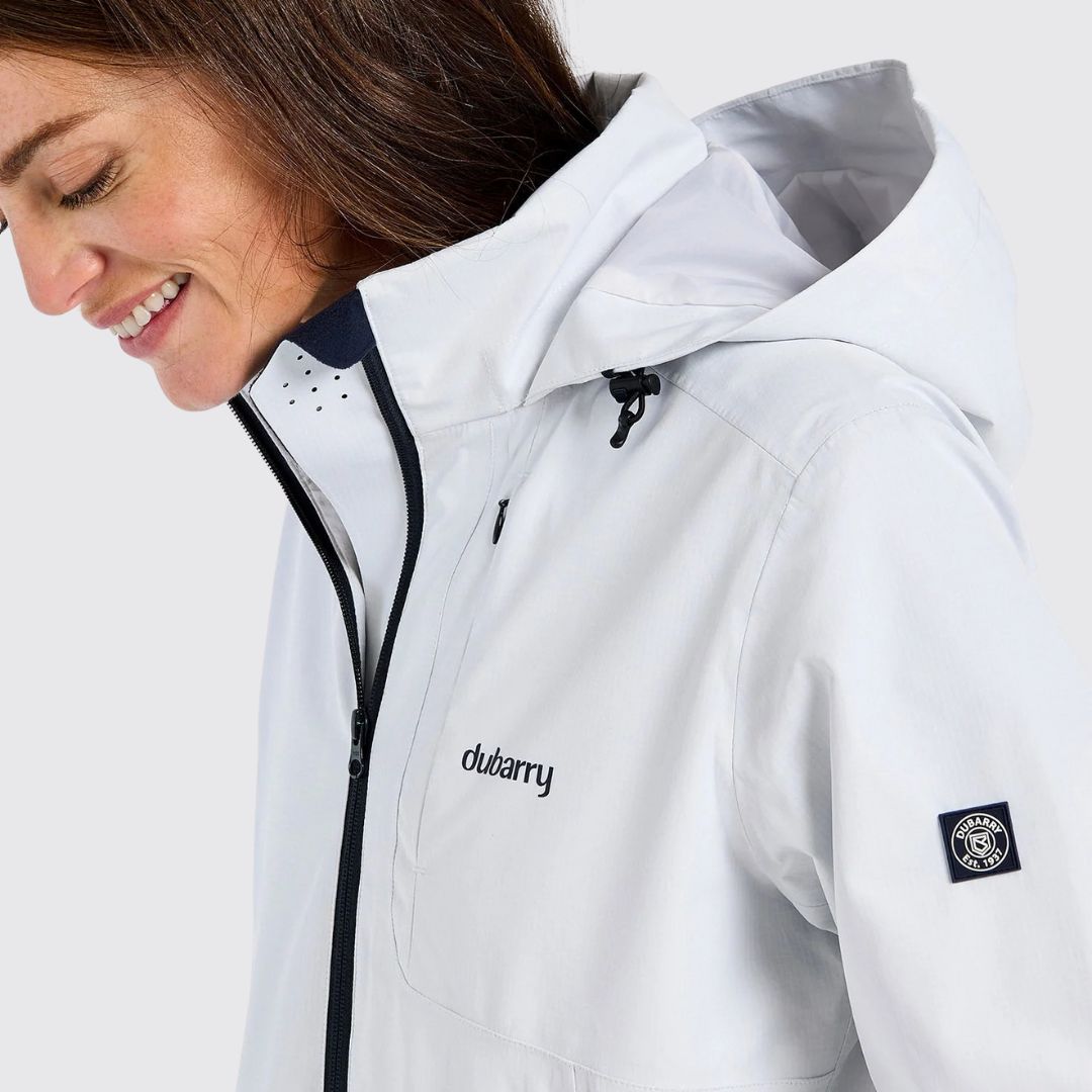 Dubarry Women's Capeclear Waterproof Jacket in White