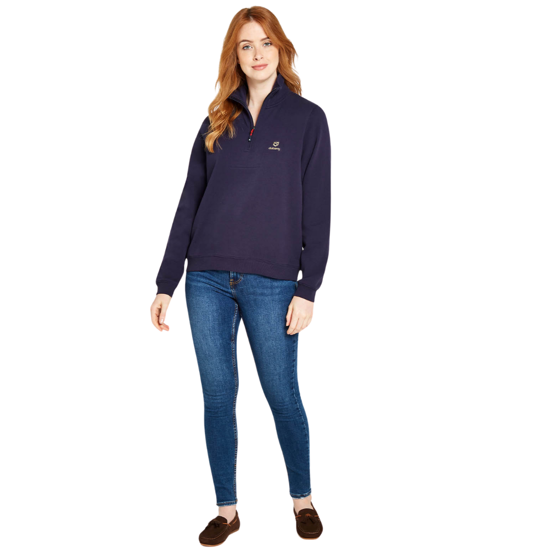 Dubarry Women's Castlemartyr Quarter-zip Jumper in Navy