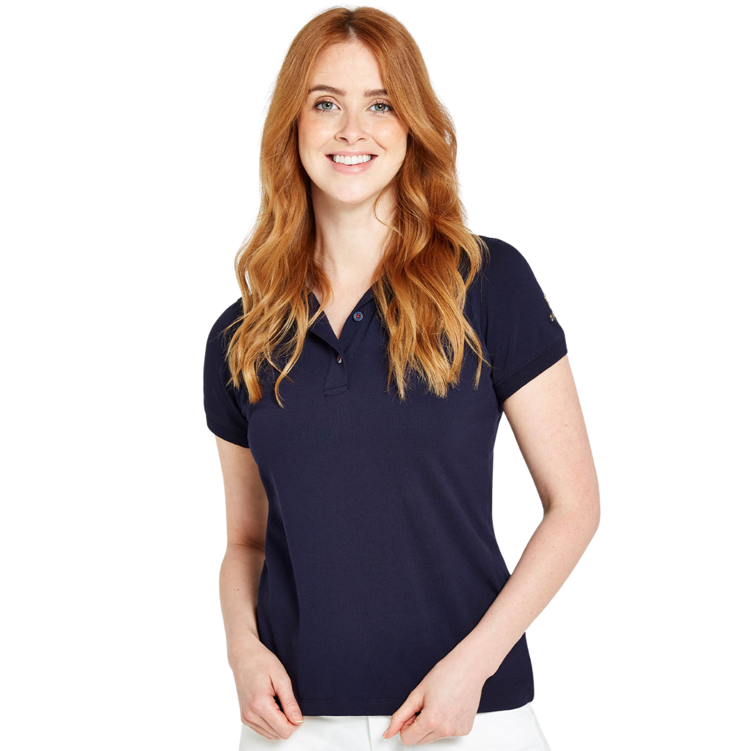 Dubarry Women's Drury Polo Shirt in Navy