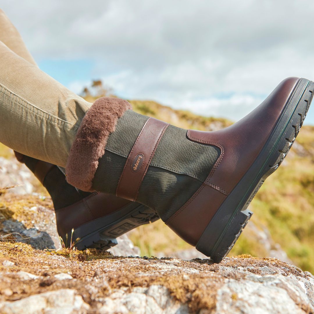 Dubarry Women's Foxrock Boots in Black & Brown