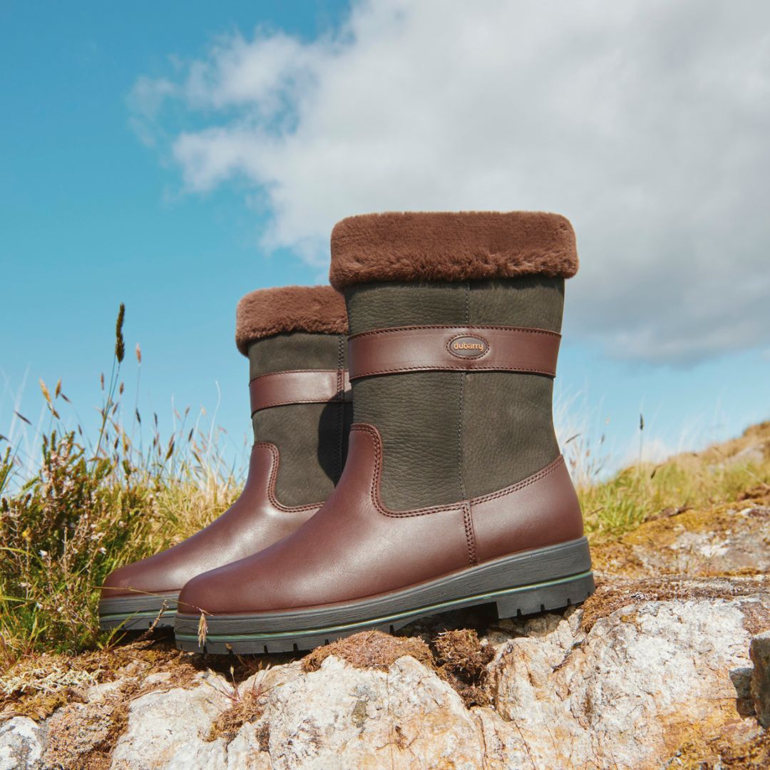Dubarry Women's Foxrock Boots in Black & Brown