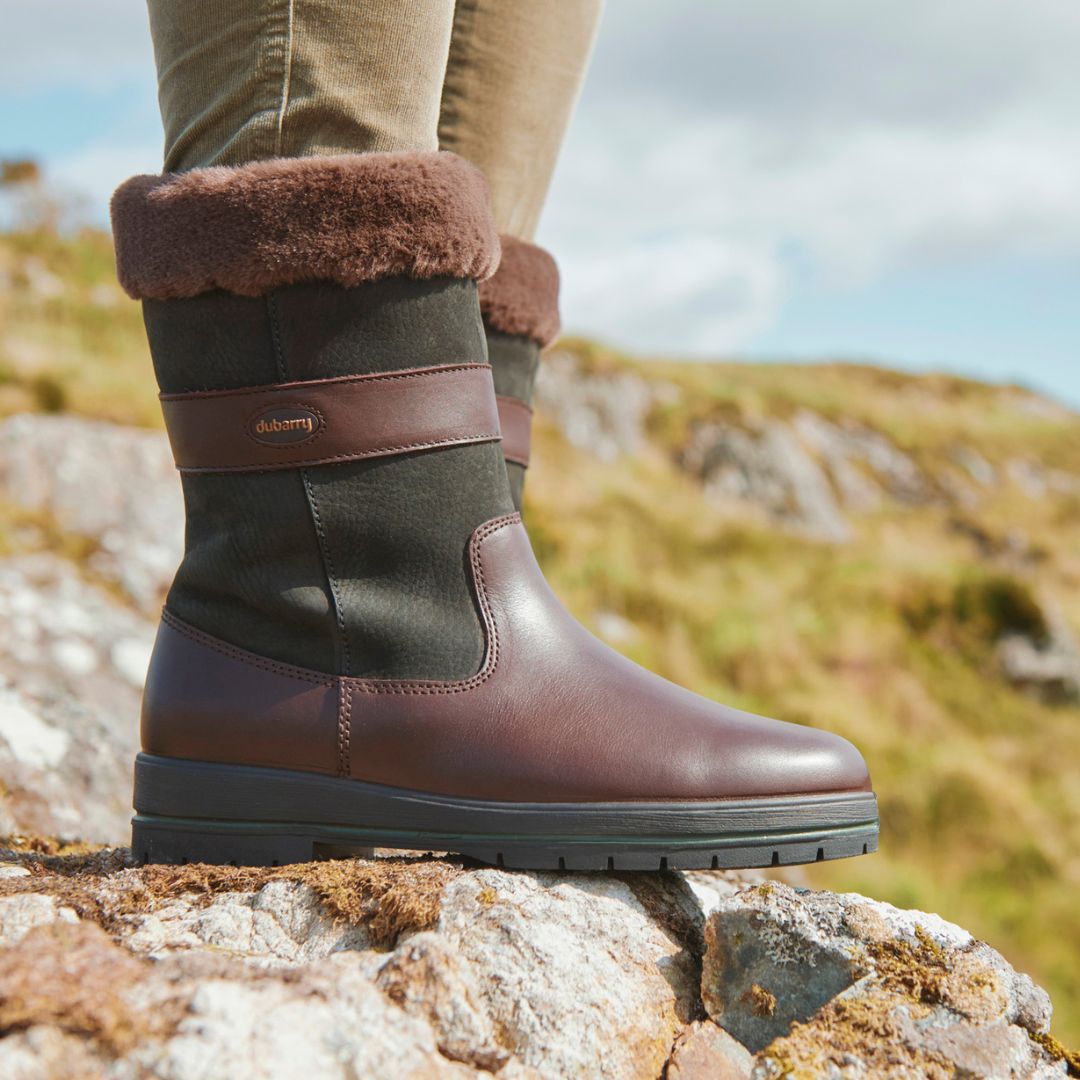 Dubarry Women's Foxrock Boots in Black & Brown
