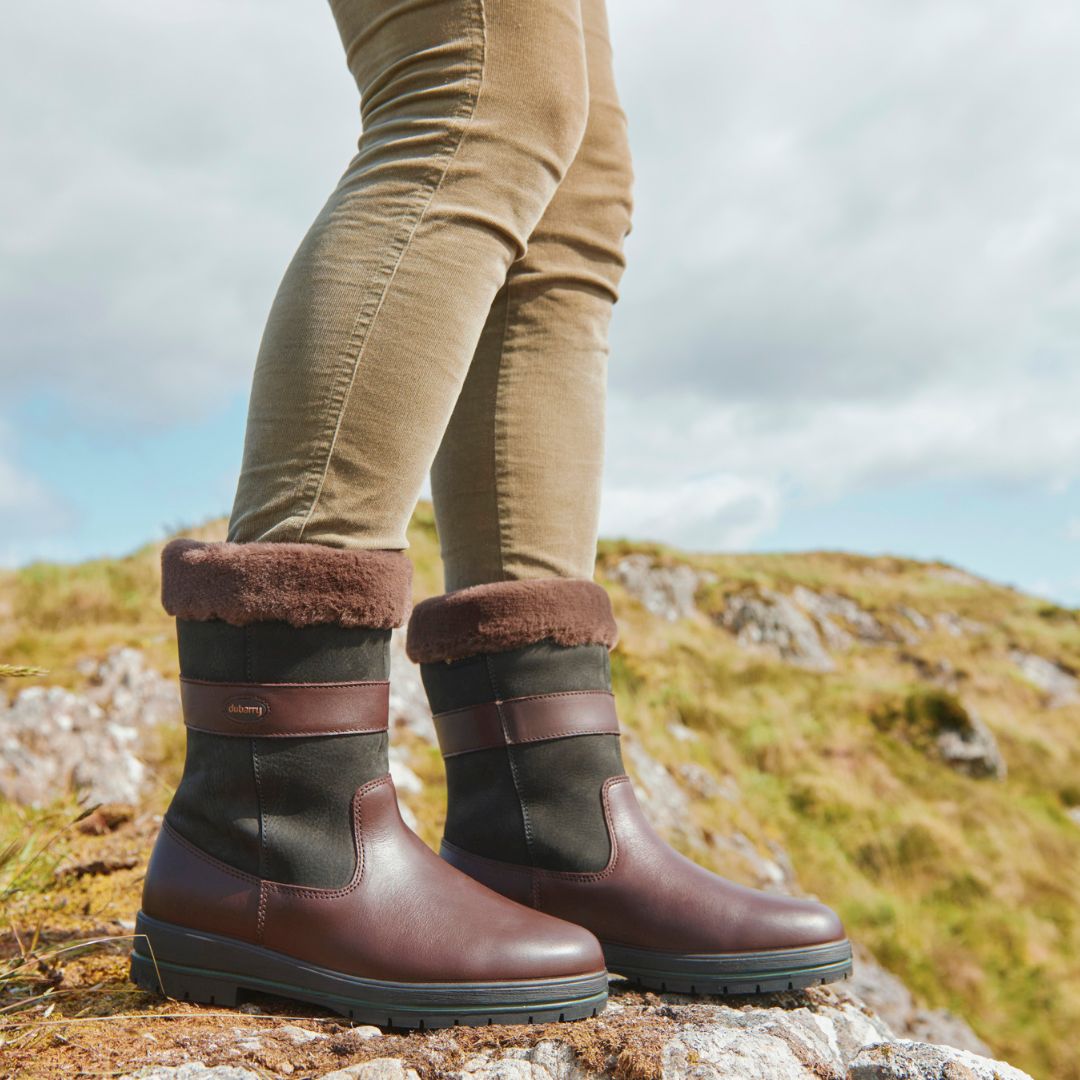Dubarry Women's Foxrock Boots in Black & Brown