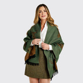 Dubarry Women's Heatherbell Stole in Dusky Green