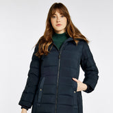 Dubarry Women's Meyers Long Length Coat in Navy