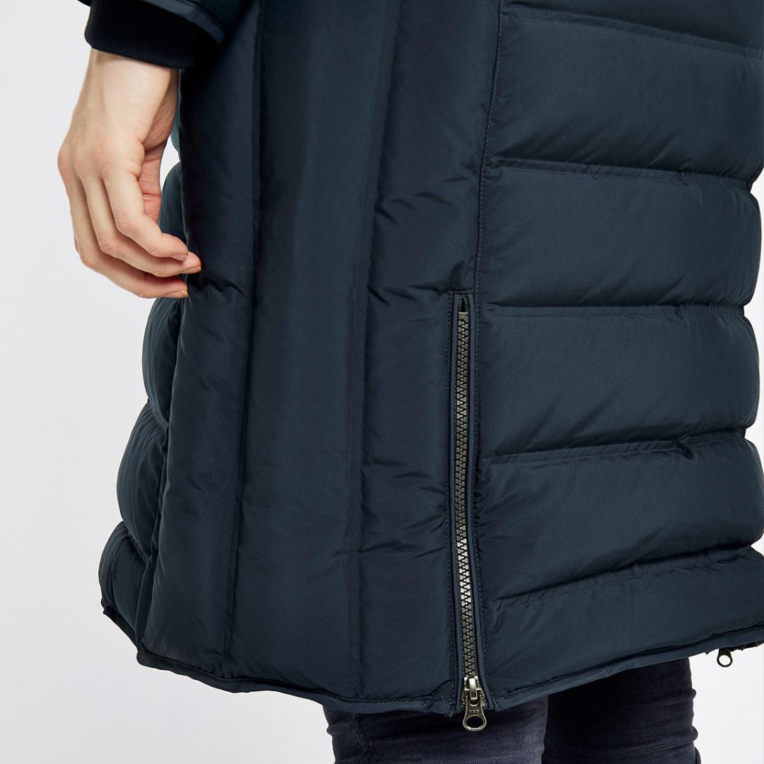 Dubarry Women's Meyers Long Length Coat in Navy