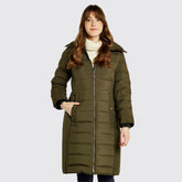 Dubarry Women's Meyers Long Length Coat in Olive