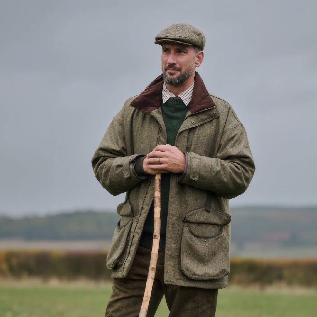 Dubarry Men's Ballinturbet Tweed Jacket in Cedar