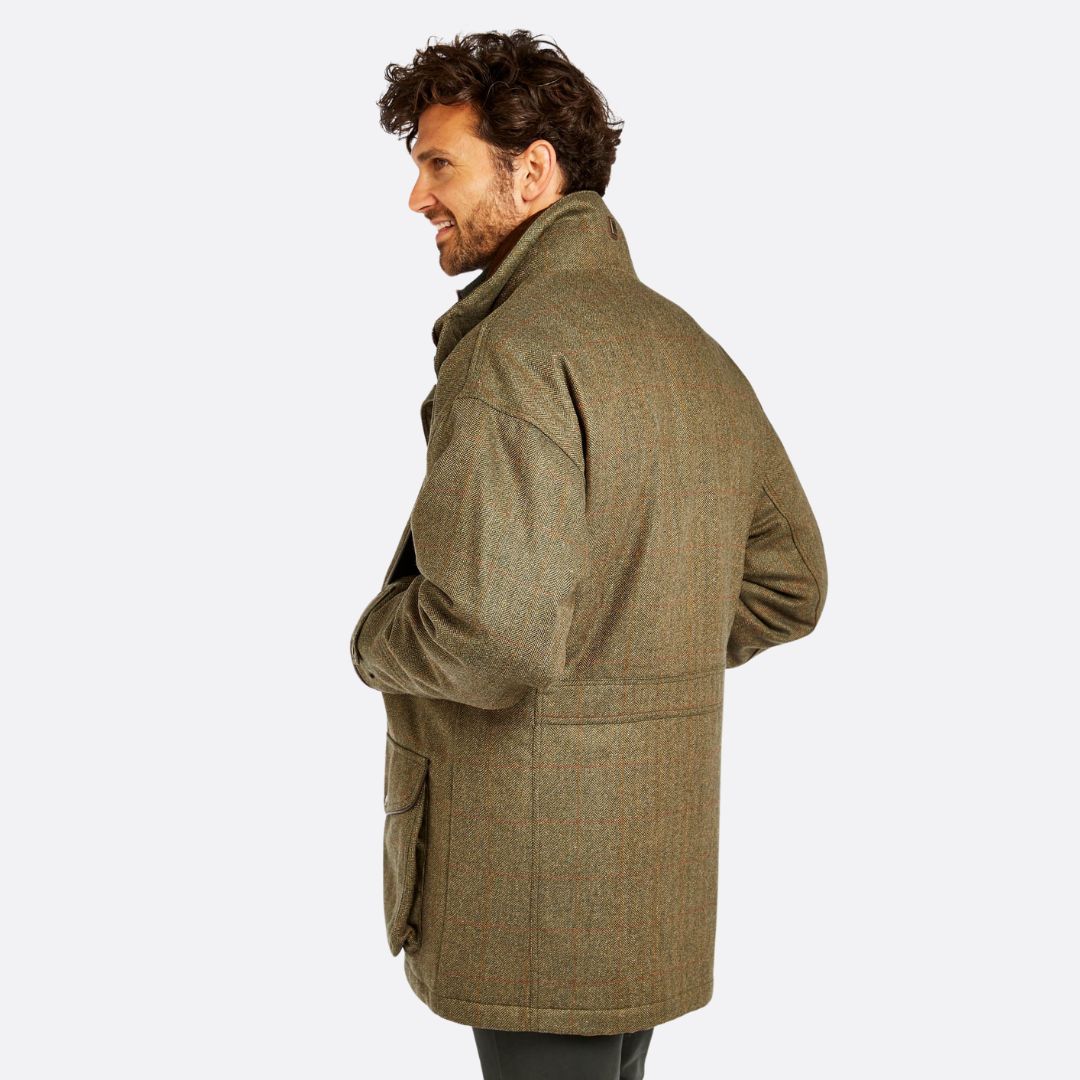 Dubarry Men's Ballinturbet Tweed Jacket in Cedar