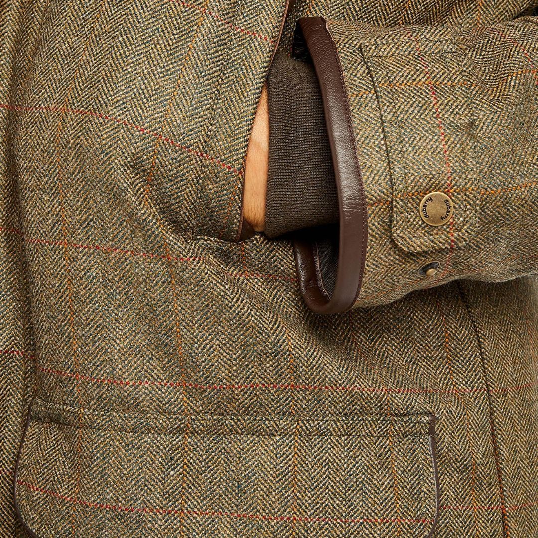 Dubarry Men's Ballinturbet Tweed Jacket in Cedar