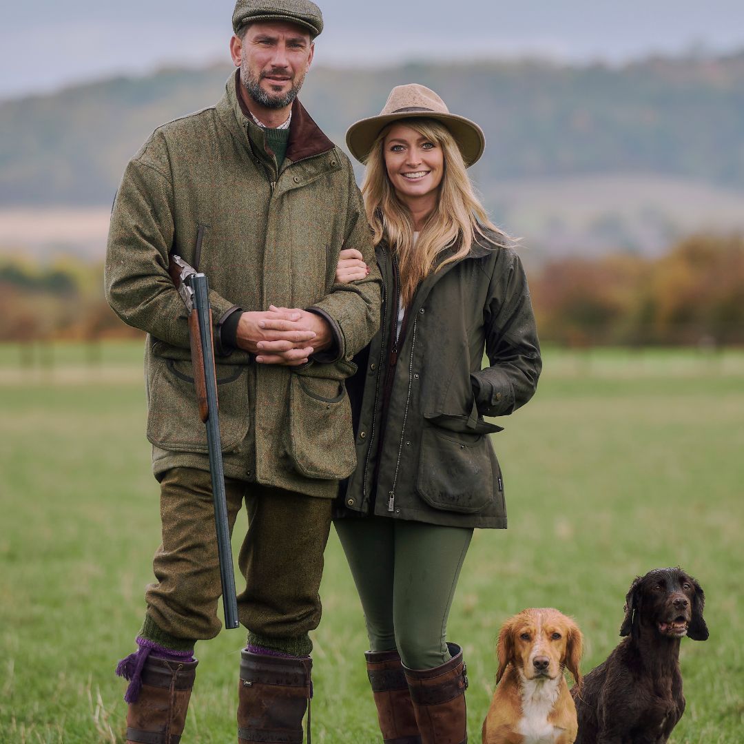 Dubarry Men's Ballinturbet Tweed Jacket in Cedar