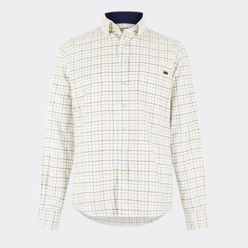 Dubarry Men's Drumcar Tatterstall Check Shirt in Indigo