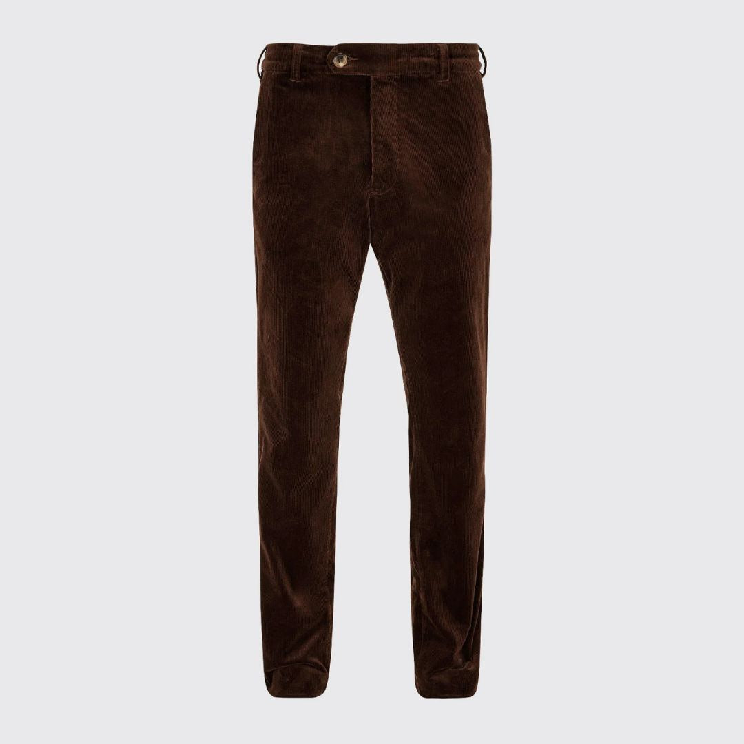 Dubarry Men's Stride Corduroy Trousers in Brown