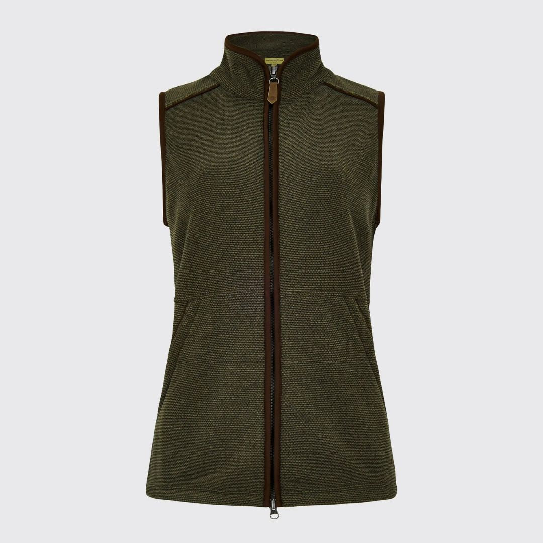 Dubarry Women's Carbury Women's Fleece Gilet in Olive
