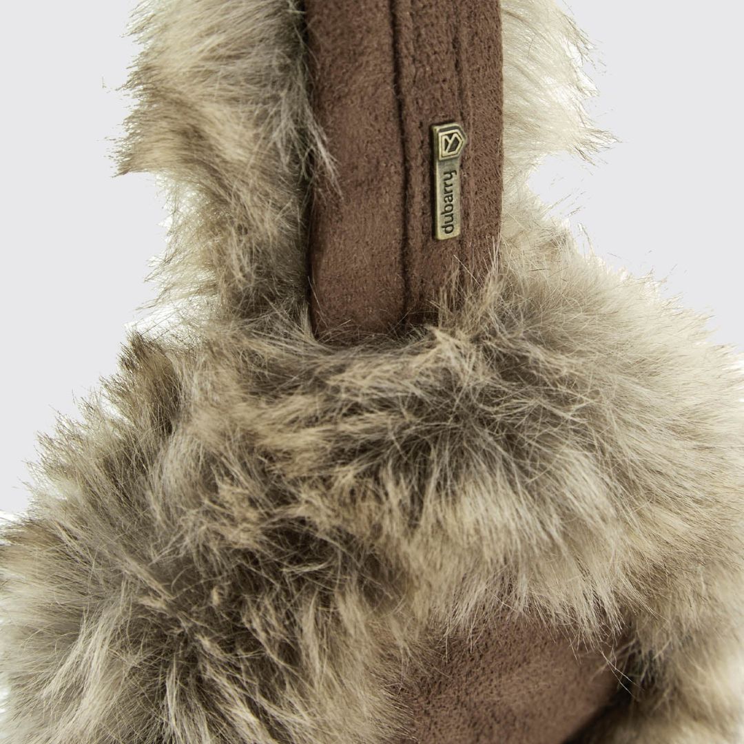 Dubarry Women's Hillcrest Faux Fur Ear Muffs in Chinchilla