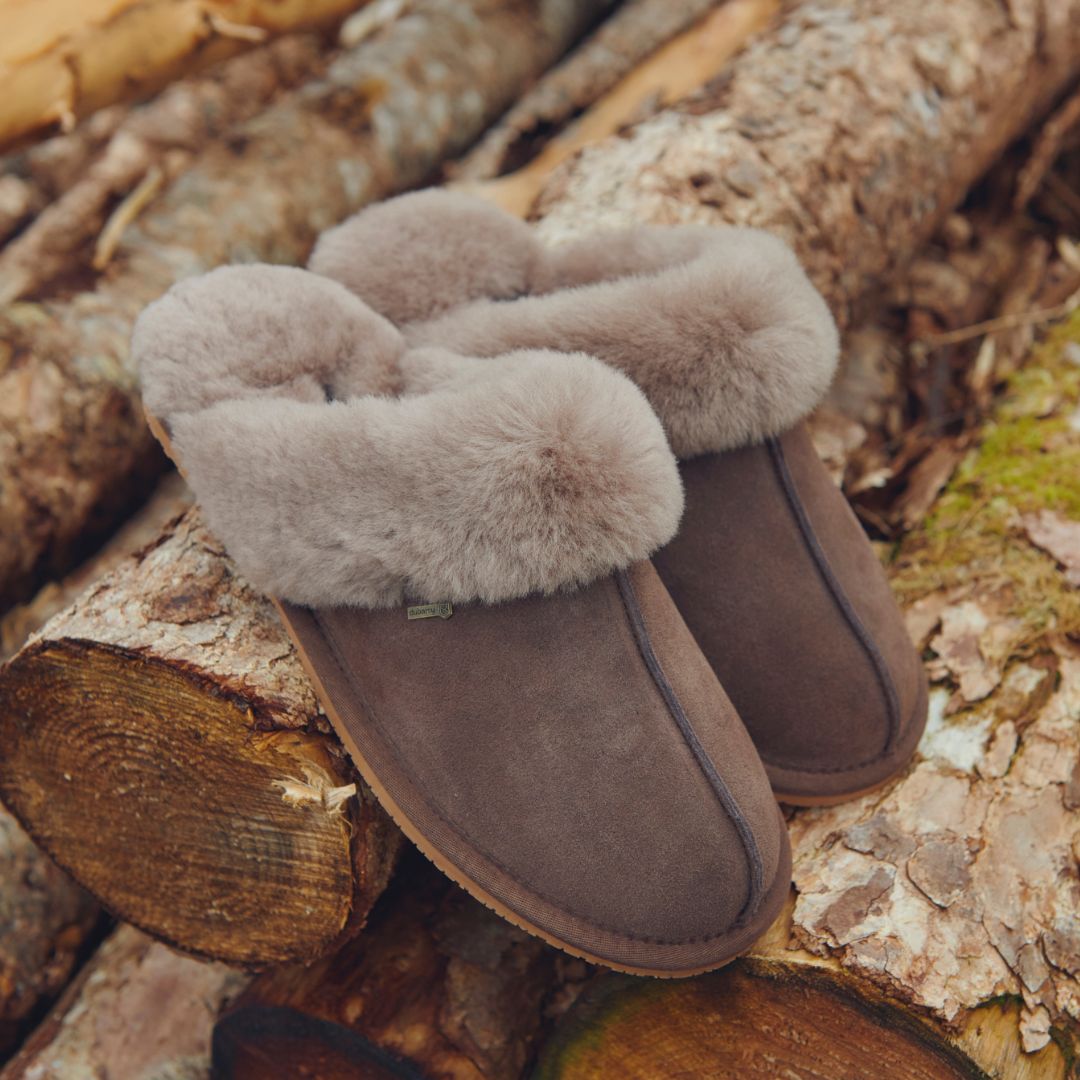 Dubarry Women's Rockmill Mule Slippers in Cigar