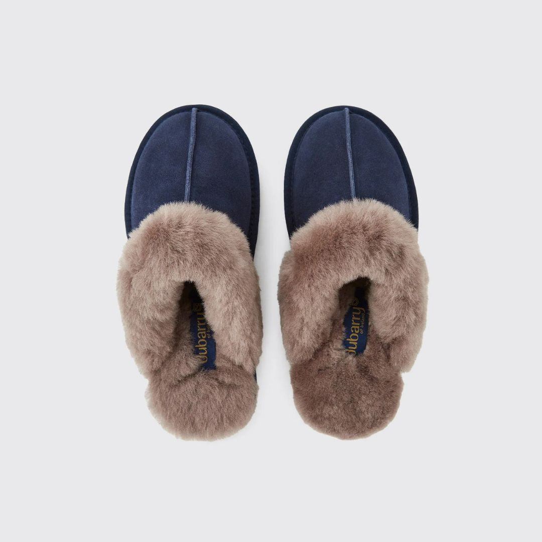 Dubarry Women's Rockmill Mule Slippers in French Navy