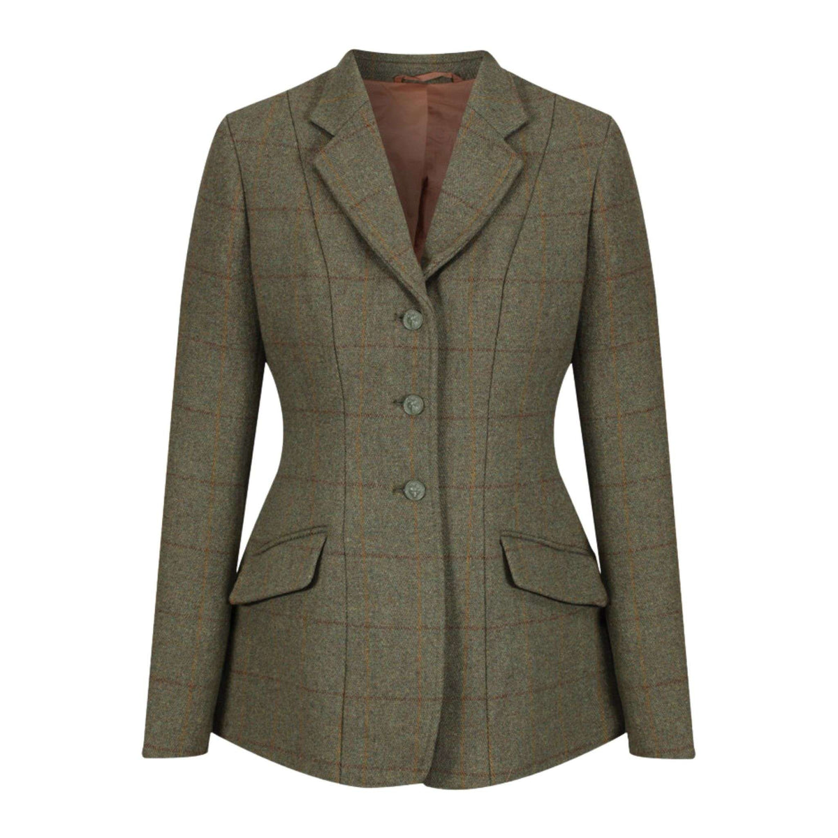 Equetech Women's Claydon Tweed Riding Jacket in Green