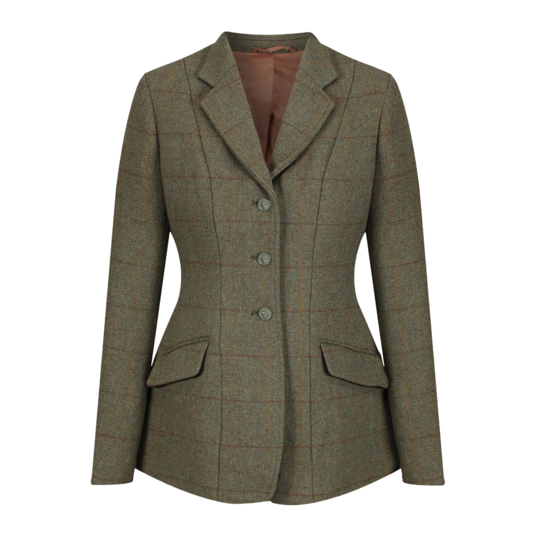 Equetech Women's Claydon Tweed Riding Jacket in Green