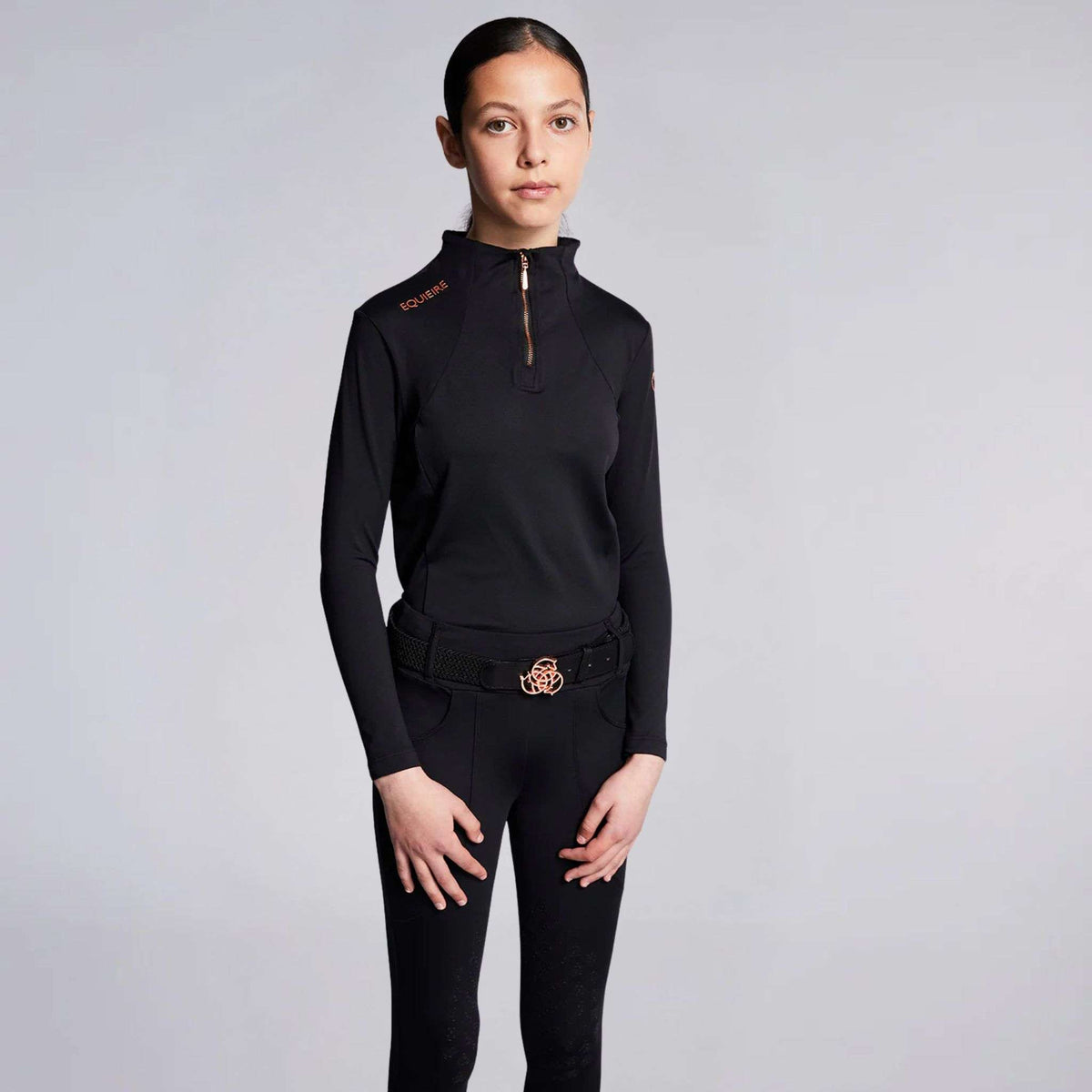 Equieire Kids Amber Training Top in Black