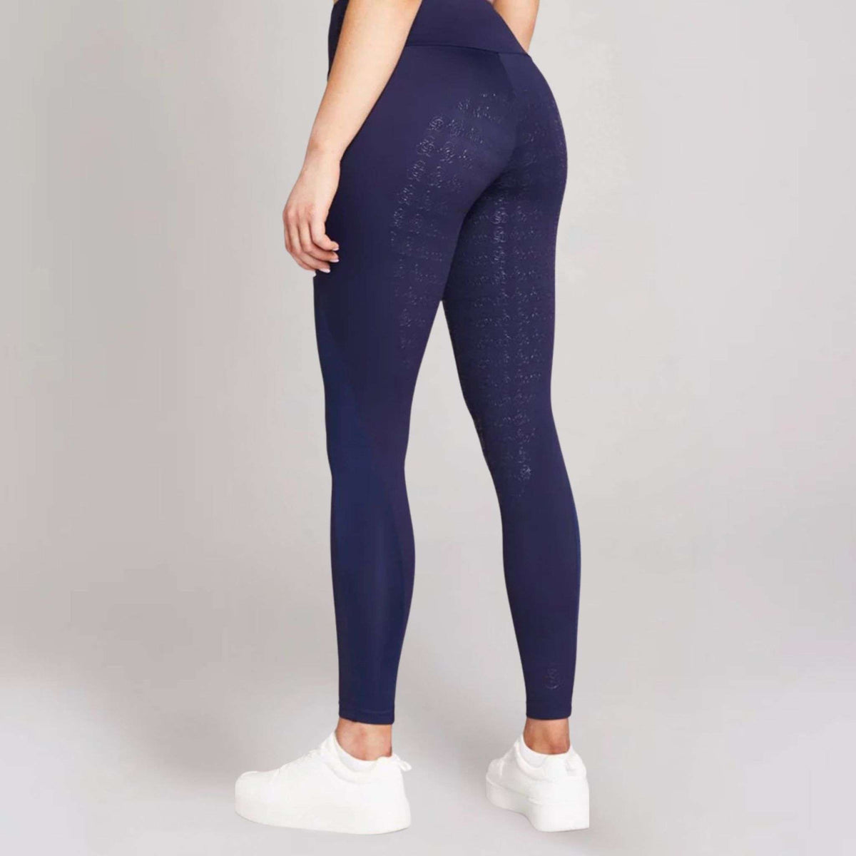 Equieire Women's Jessica Perform Full Seat Riding Leggings in Team Ireland - Navy