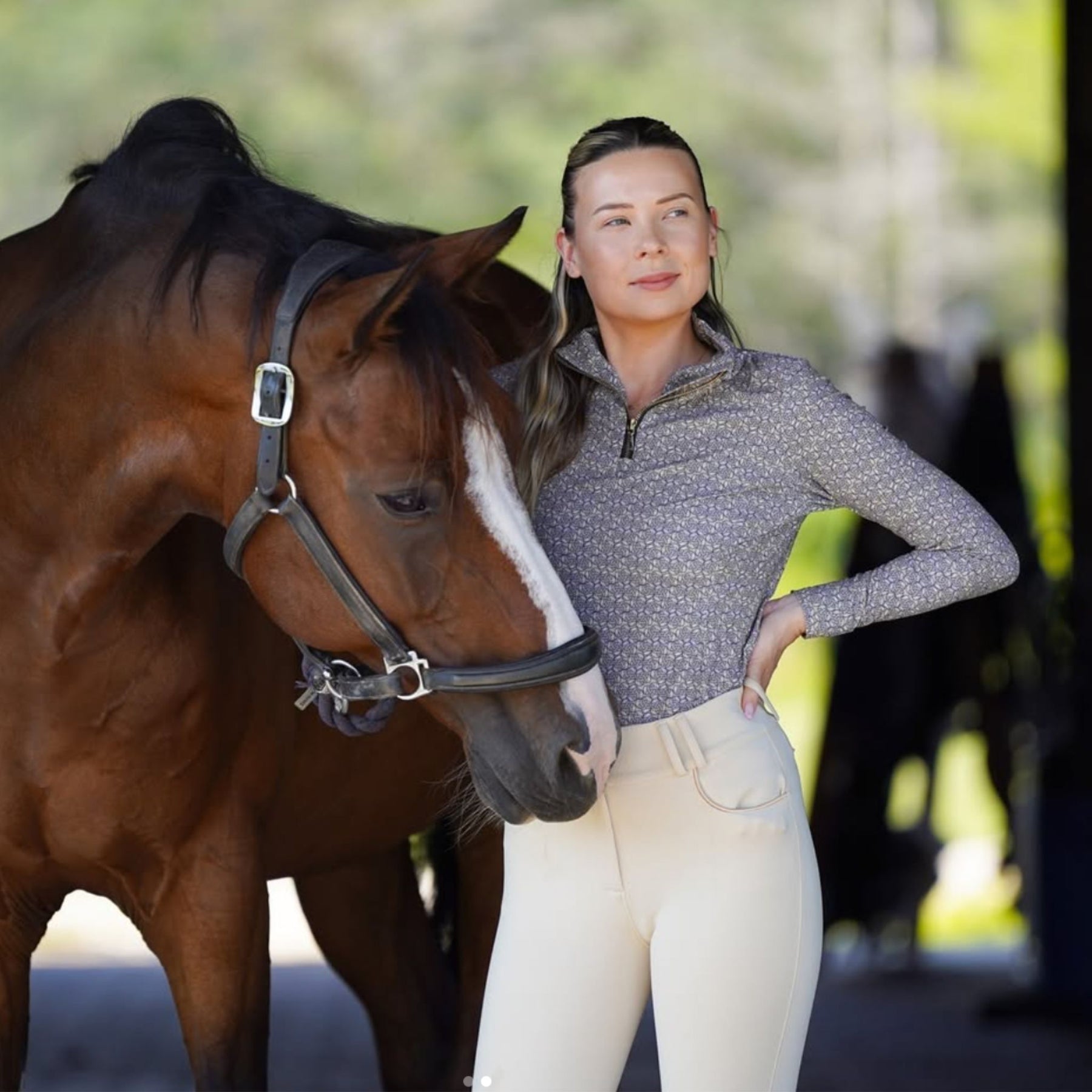 Equieire Women's Olivia Riding Breeches in Beige