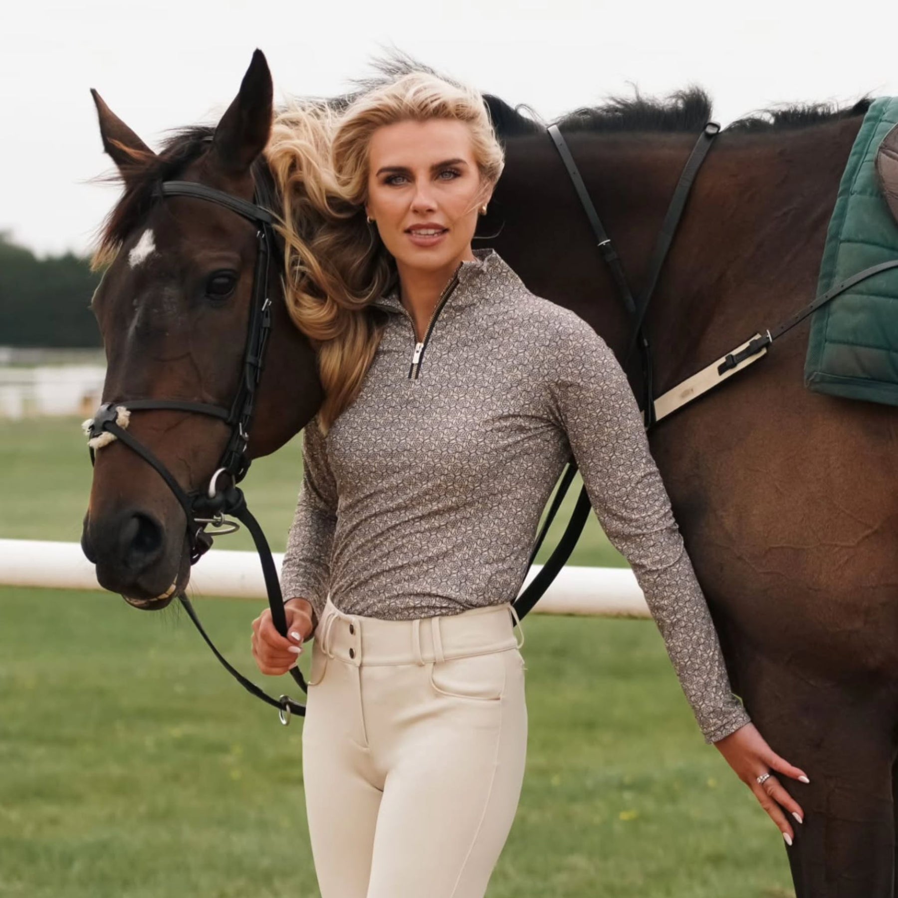Equieire Women's Olivia Riding Breeches in Beige