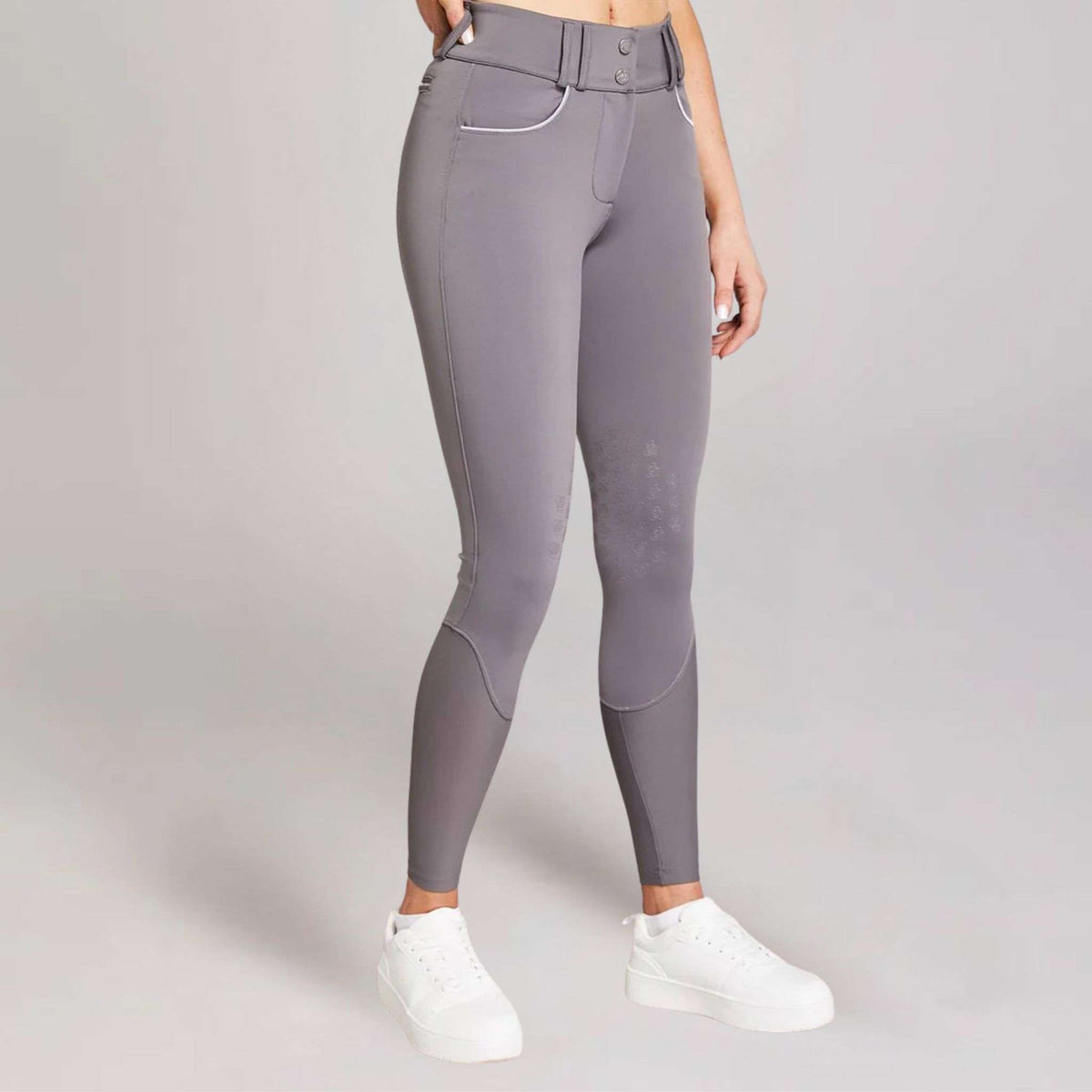Equieire Women's Olivia Riding Breeches in Taupe Grey