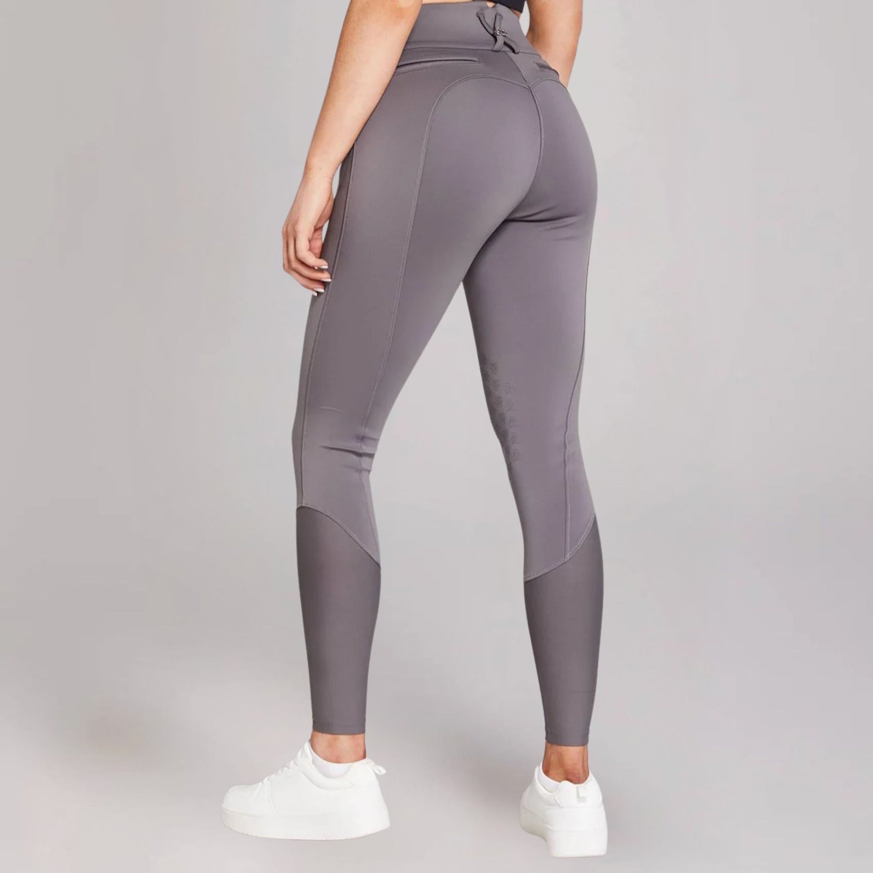 Equieire Women's Olivia Riding Breeches in Taupe Grey