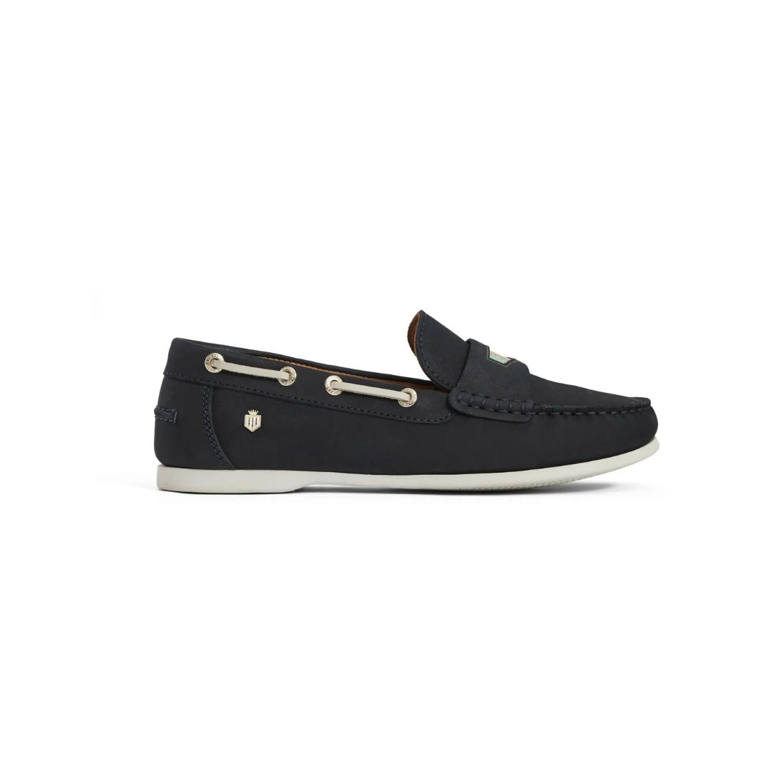 Fairfax & Favor Boston Deck Shoes in Navy & Mint